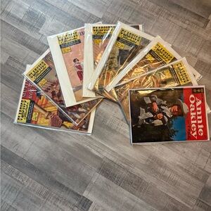 Vintage Classics Illustrated Comic Book Collection of 8 Comics